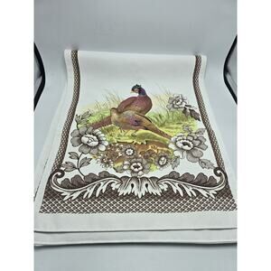 Spode Woodland Table Runner 72x14” Harvest Fall Thanksgiving Floral